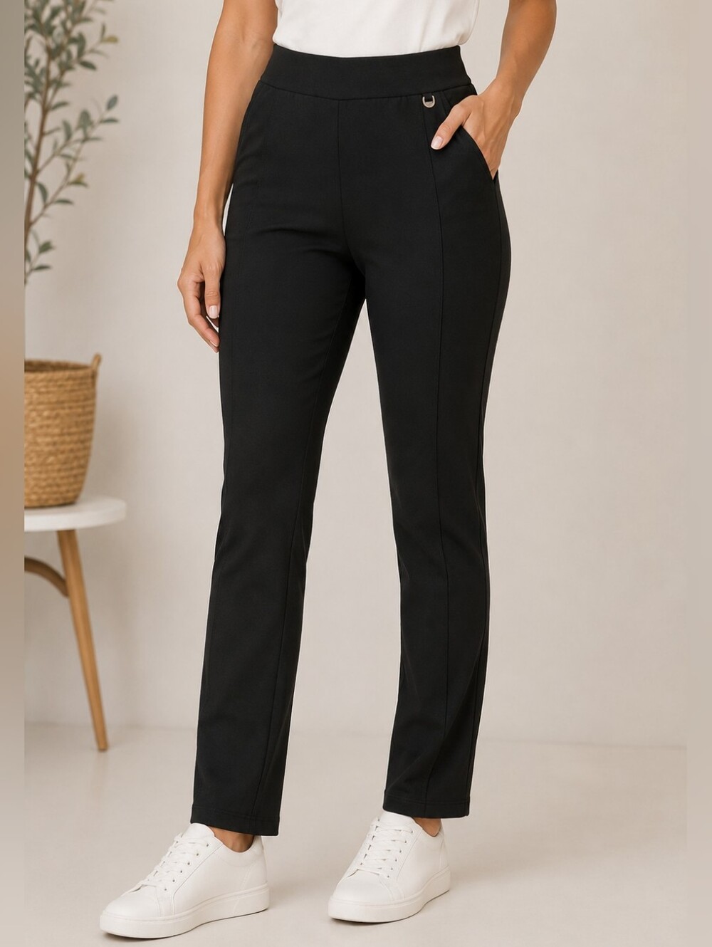 Rafaella Women's Supreme Comfort Fit Slim Ankle Pant -NWT